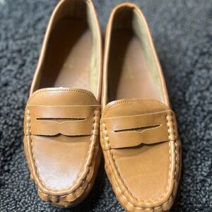 Classic Tan Loafers for Women
